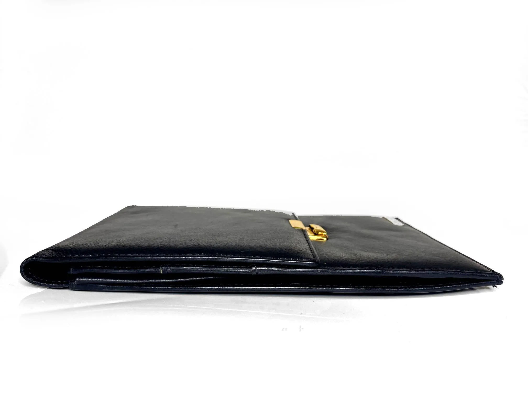 1970s Sergio Rossi Travel Passport Wallet Clutch Organizer