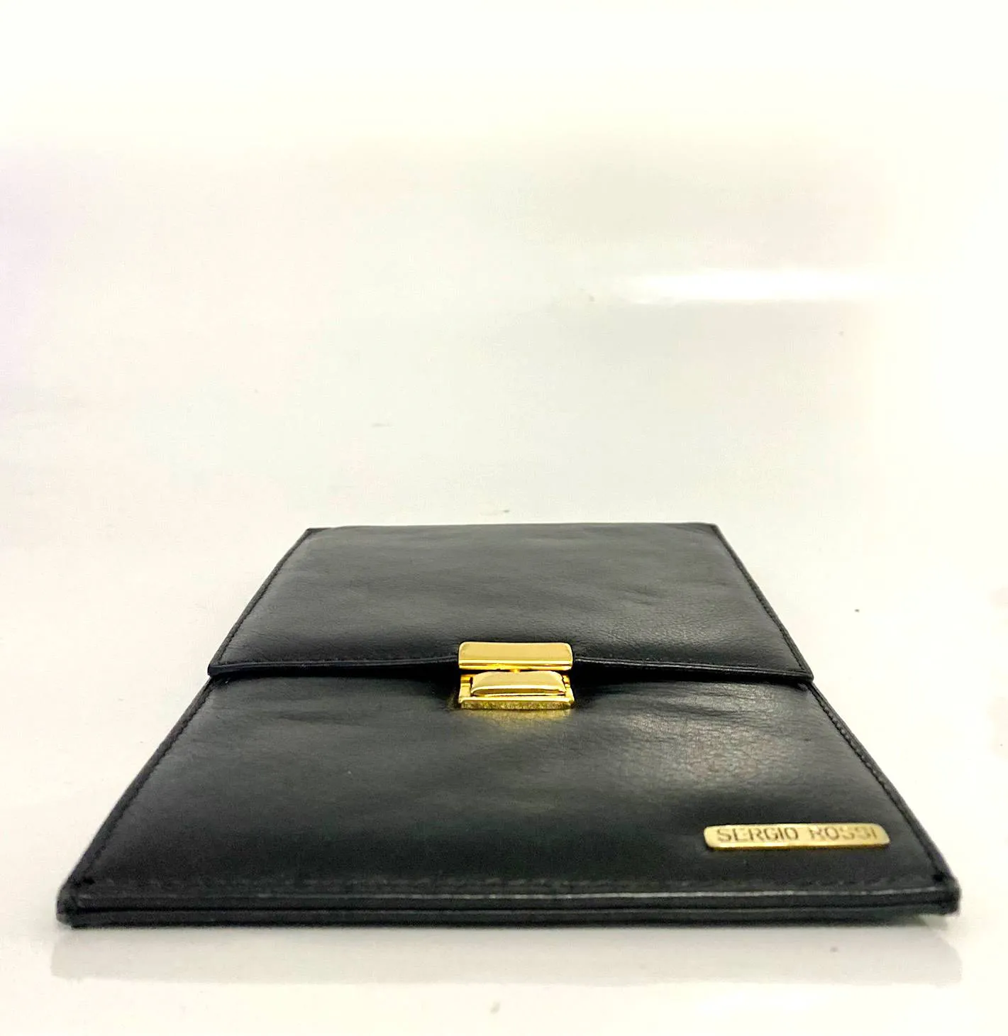 1970s Sergio Rossi Travel Passport Wallet Clutch Organizer