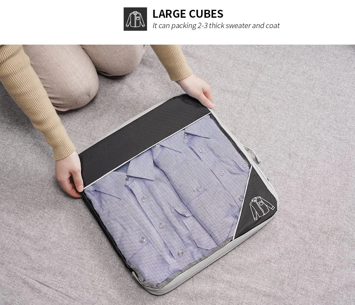 3 Piece Packing Cube Set