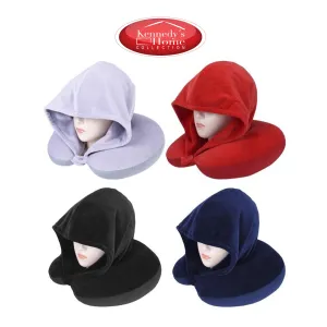 ALMOHADA DE CUELLO CON CAPUCHA PARA VIAJE DIFERENTES COLORES