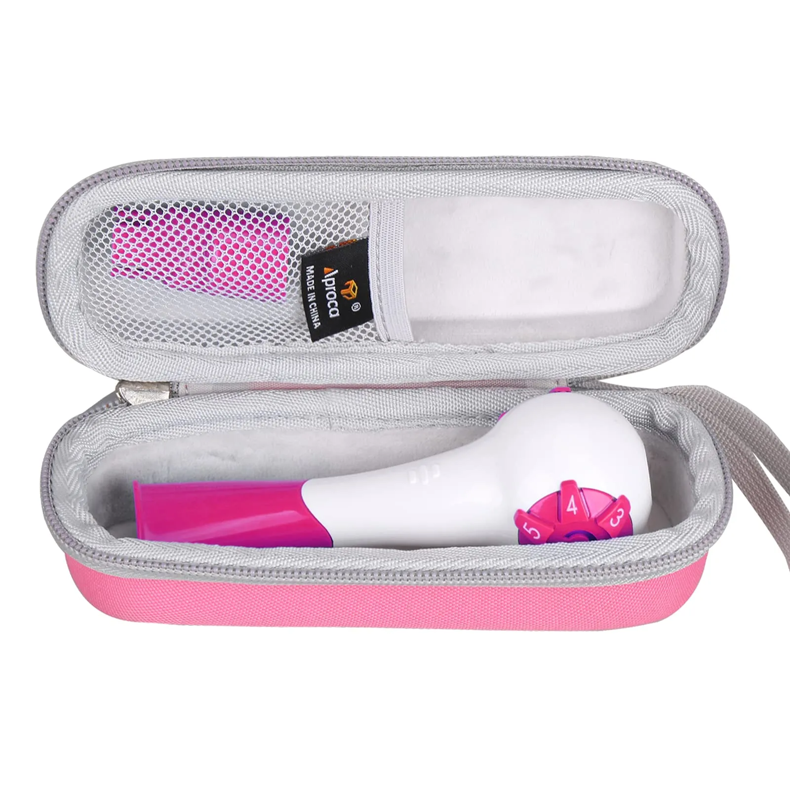 Aproca Hard Storage Travel Pink Case, for The Breather Inspiratory/Expiratory Respiratory Muscle Trainer