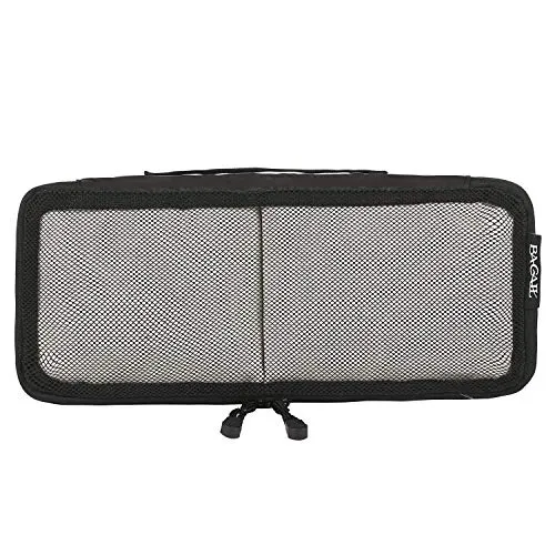 BAGAIL 6 Set Packing Cubes,3 Various Sizes Travel Luggage Packing Organizers(Black)