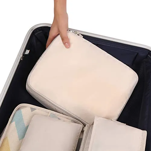 BAGAIL 8 Set Packing Cubes, Lightweight Travel Luggage Organizers