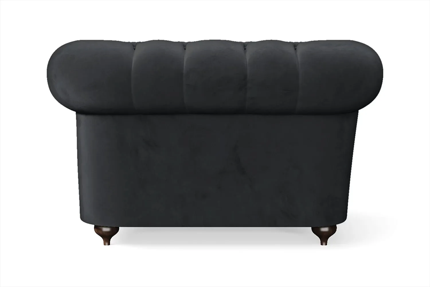 Bitonto Armchair Dark Grey Velvet