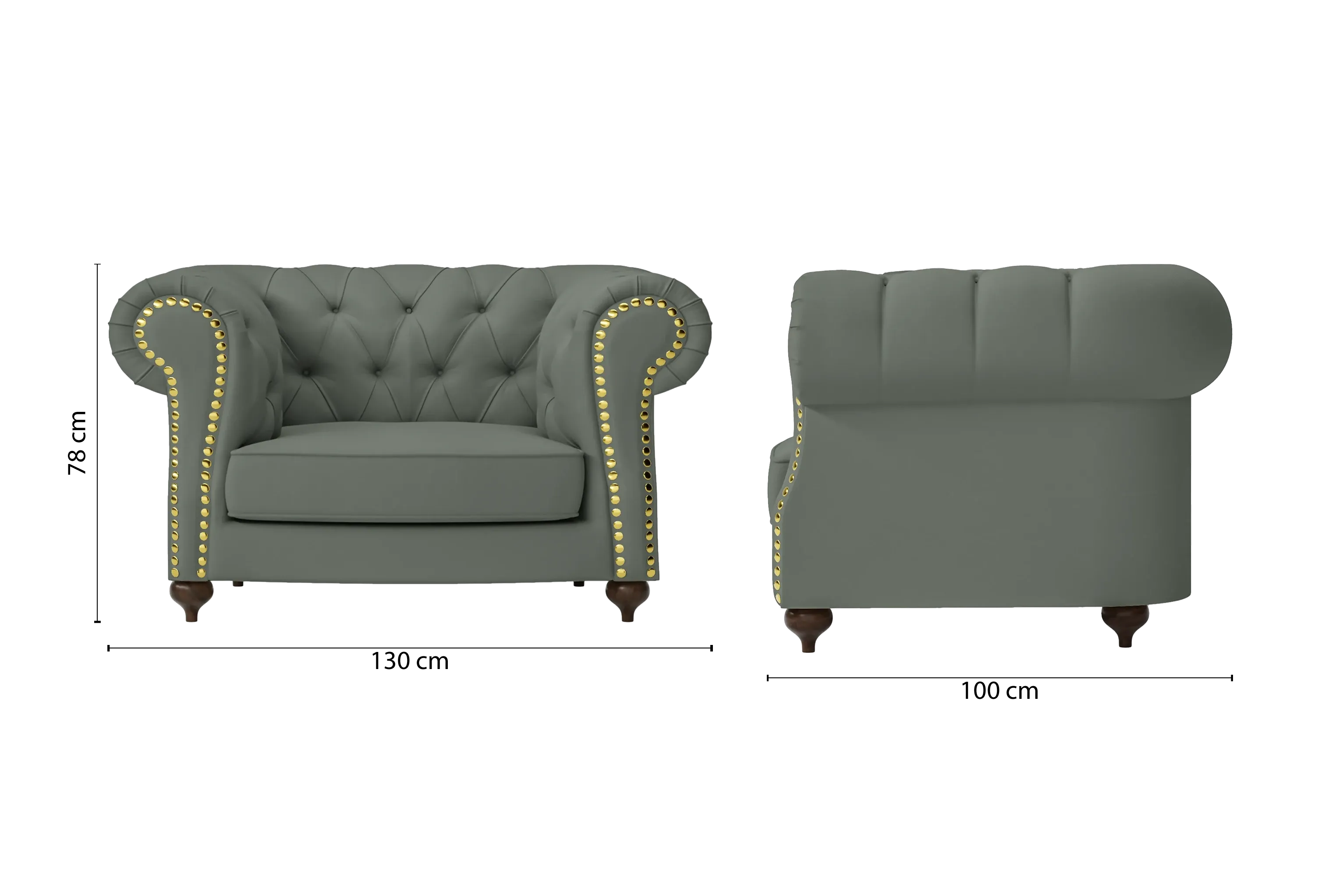 Bitonto Armchair Lush Leather