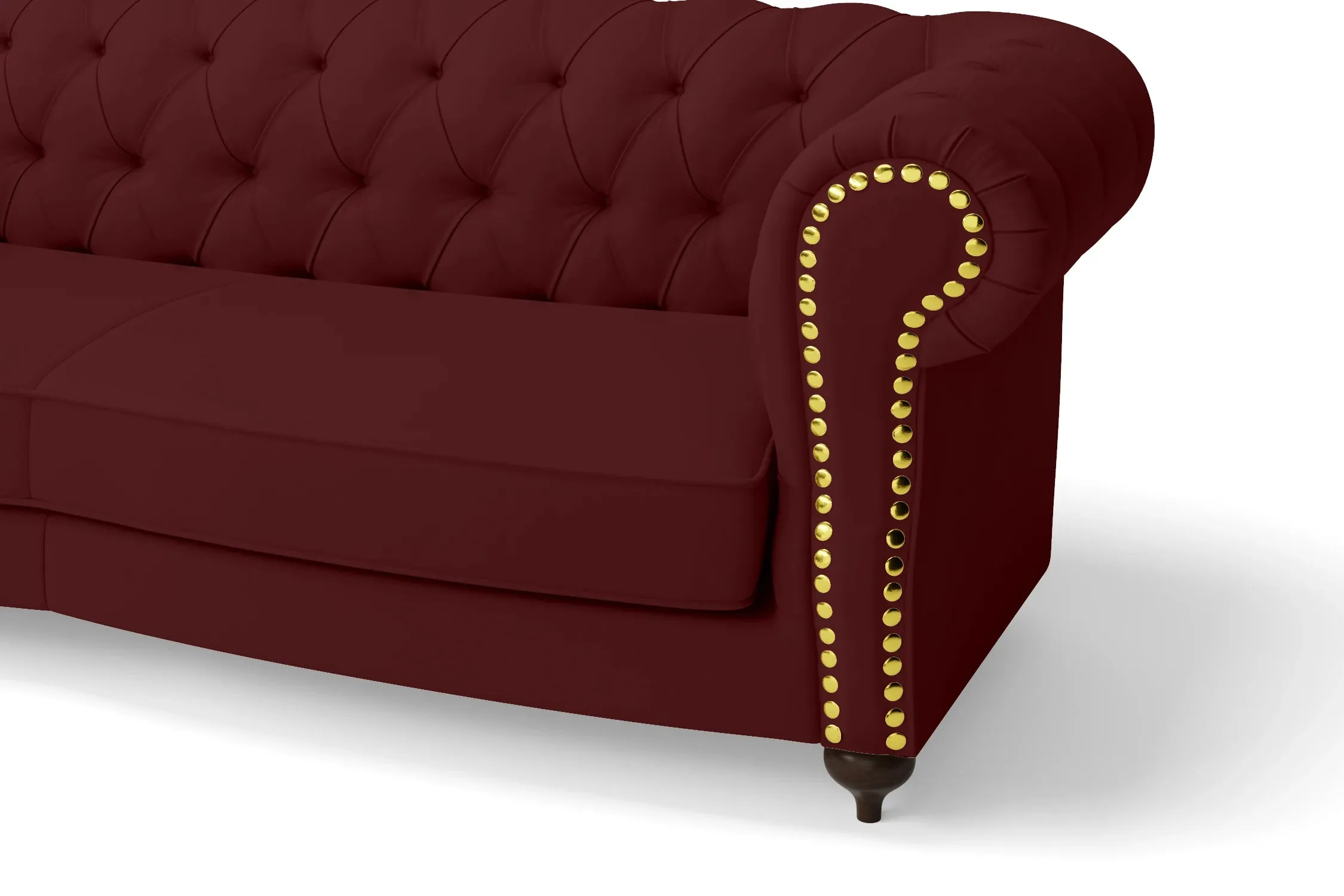 Bitonto Armchair Red Leather