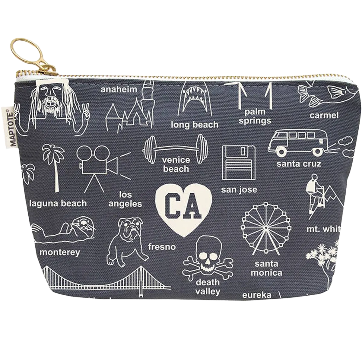 California Zipped Pouch