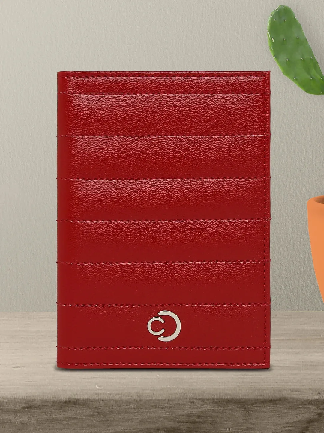 Caprese Avery Passport Case Bordeaux