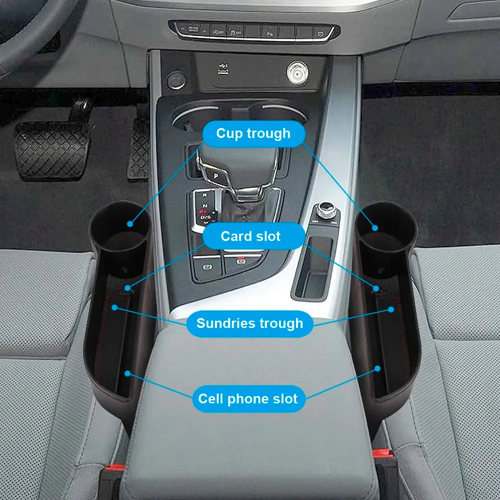 Car Seat Gap Filler with Cup Holder