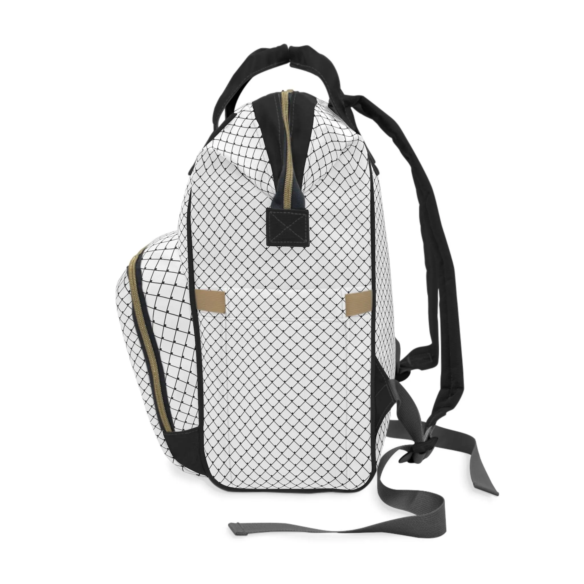 Chic Nylon Diaper Backpack for Stylish Parents - The Perfect Fusion of Elegance and Practicality