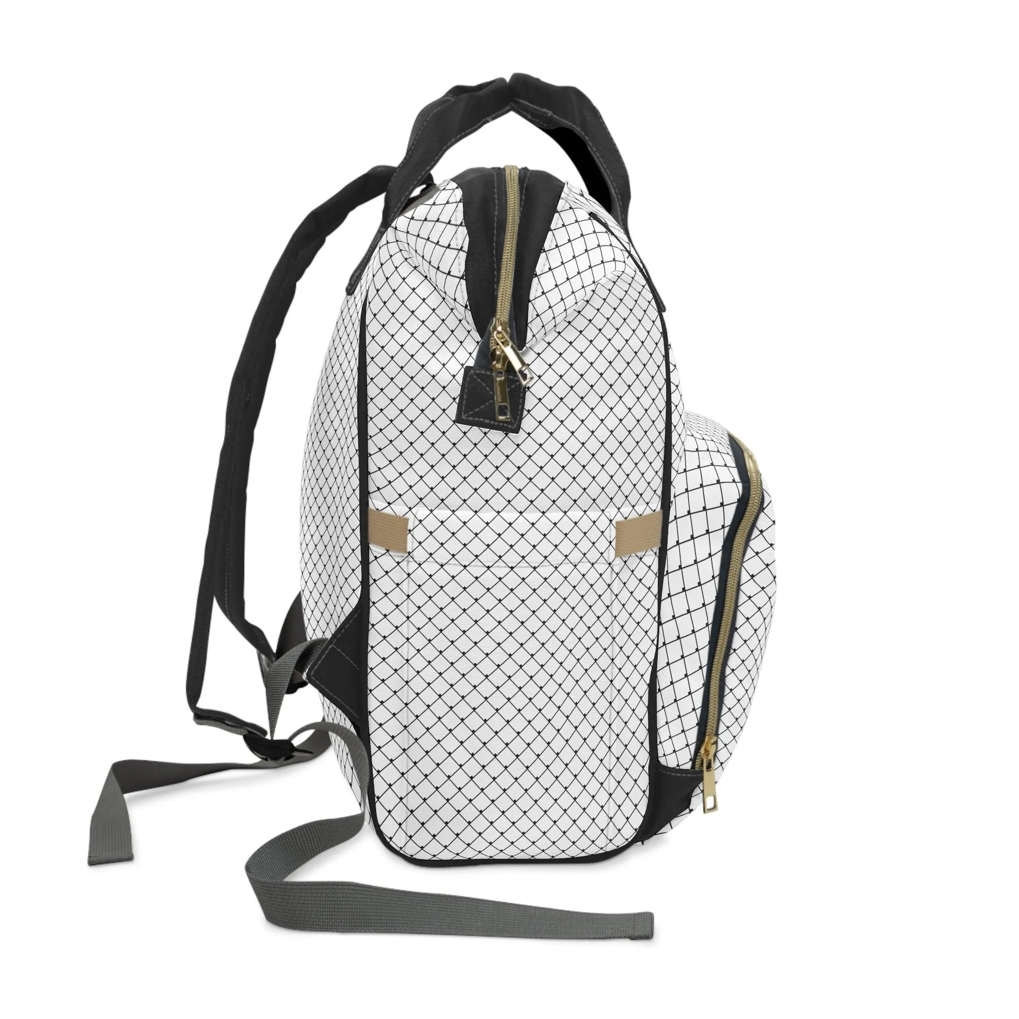 Chic Nylon Diaper Backpack for Stylish Parents - The Perfect Fusion of Elegance and Practicality