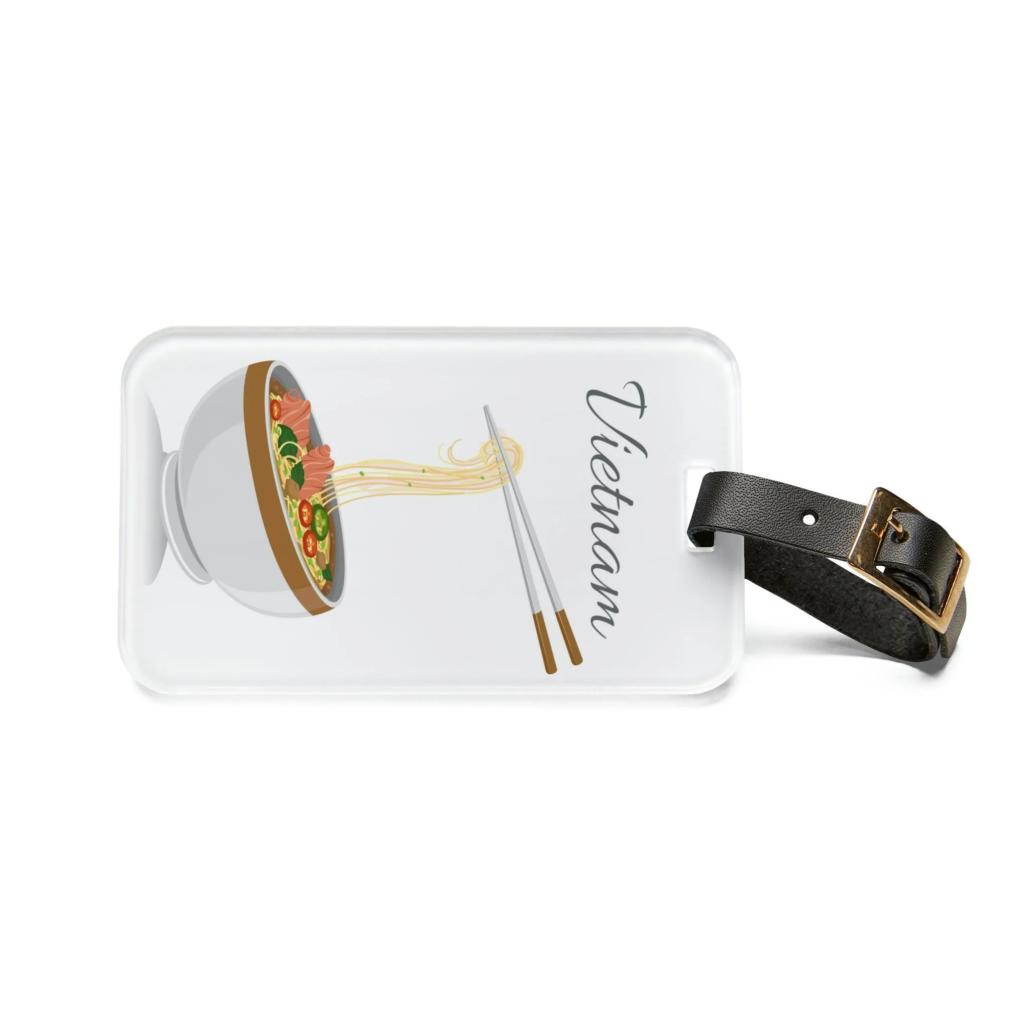 Chic Personalized Acrylic Luggage Tags: Elevate Your Travel Experience