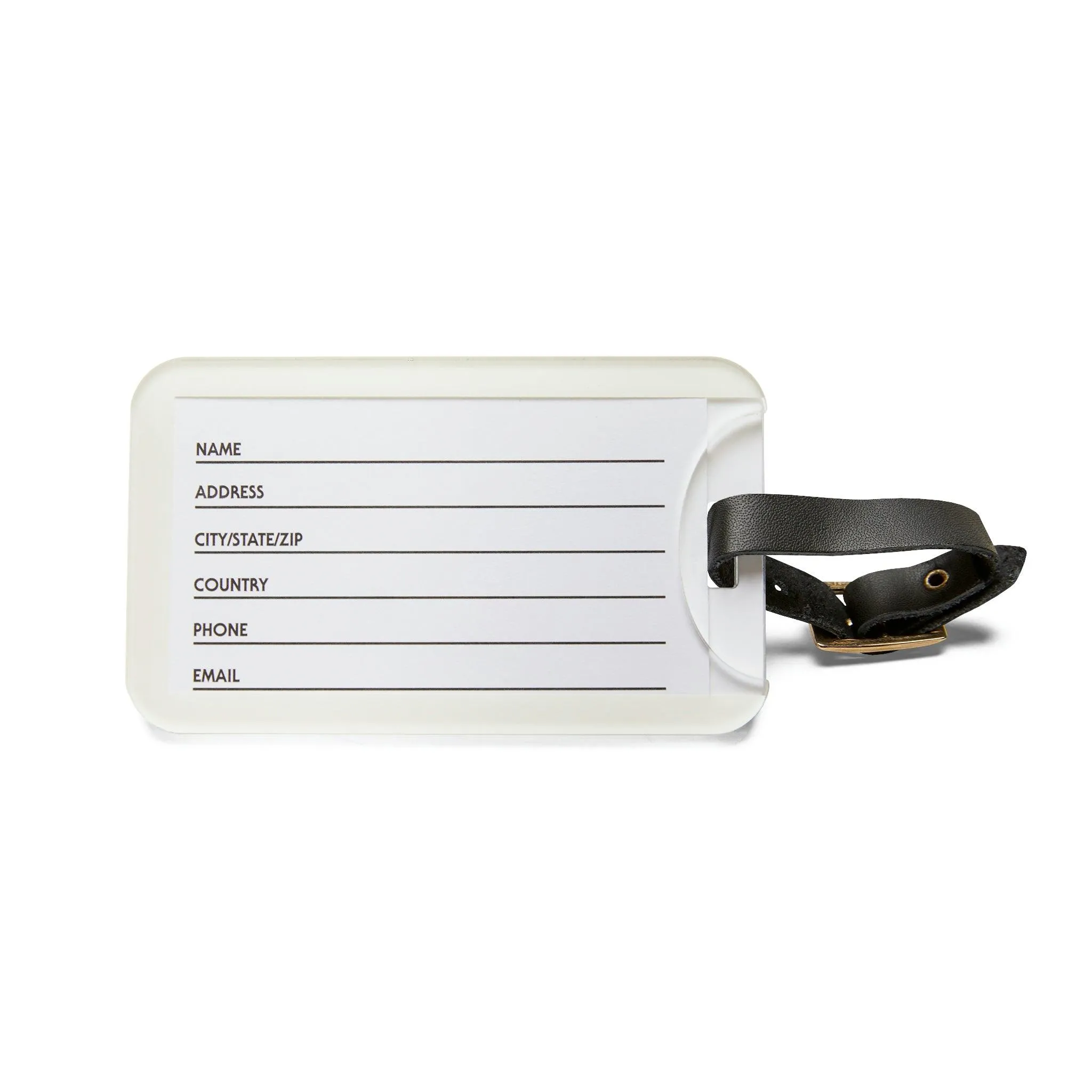 Chic Personalized Acrylic Luggage Tags: Elevate Your Travel Experience