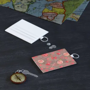 Chic Saffiano Leather Card Holder: A Classy Valentine's Day Accessory
