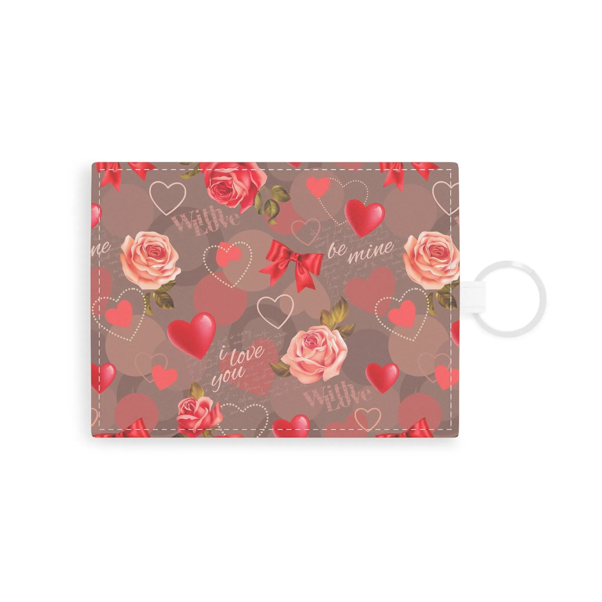 Chic Saffiano Leather Card Holder: A Classy Valentine's Day Accessory