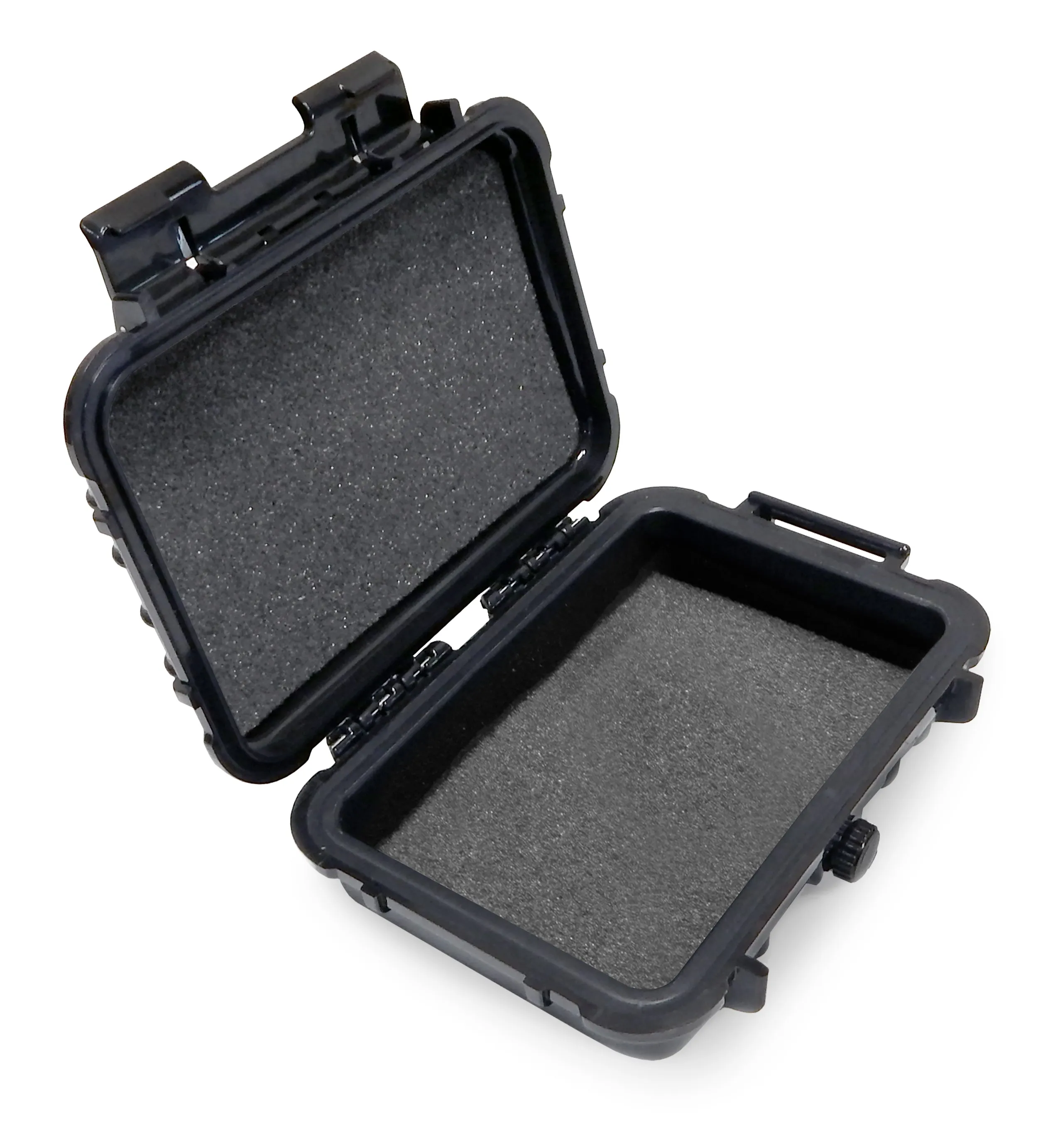 CLOUD/TEN 6.25" Smell Proof Hard Travel Case with Rubber and Customizable Foam Interior - Fits Accessories up to 4.5" x 2.5" x 1.25"