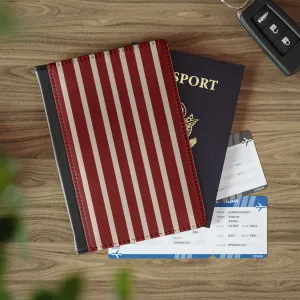 Crimson Creme Passport Cover