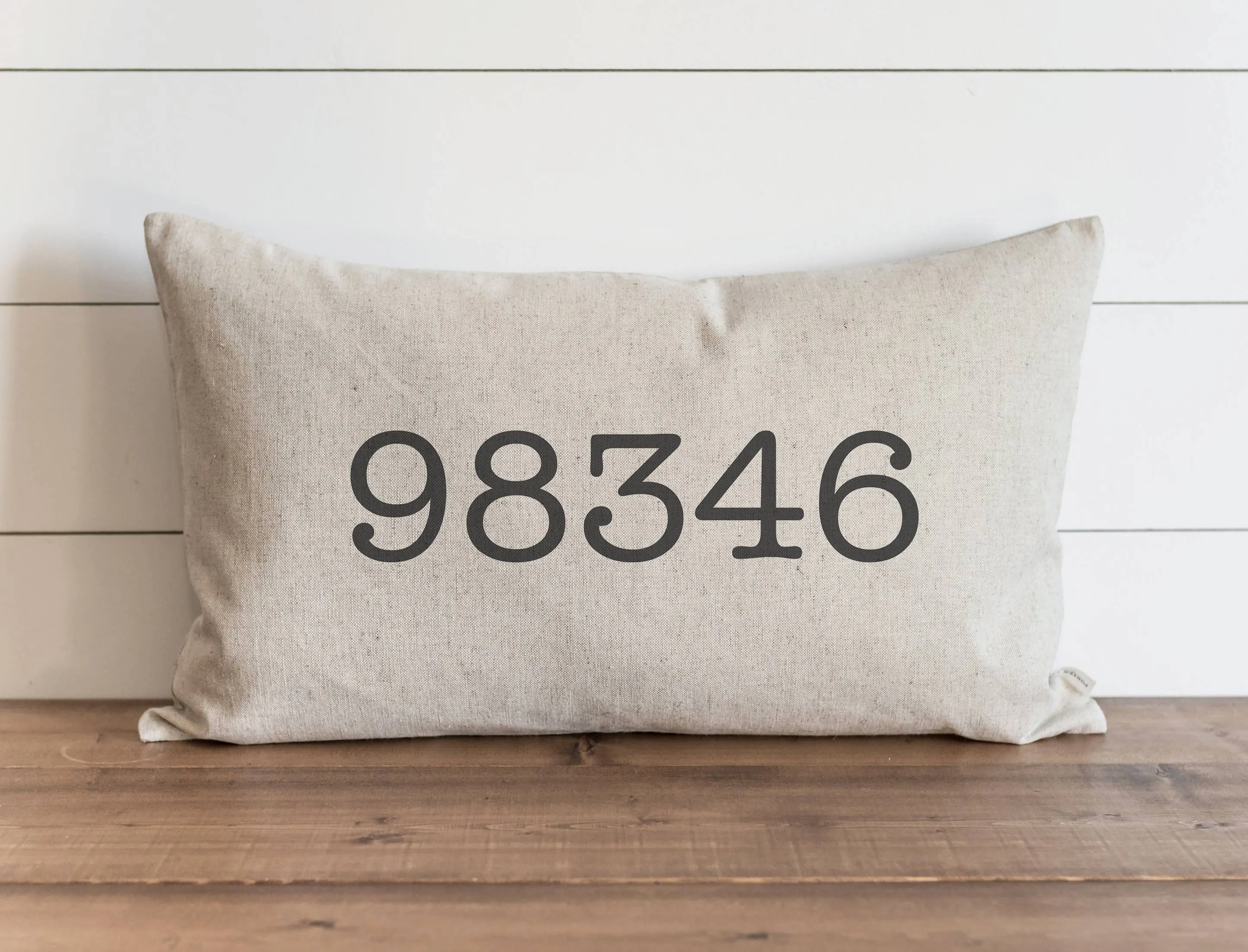 Custom Zip Code Pillow Cover