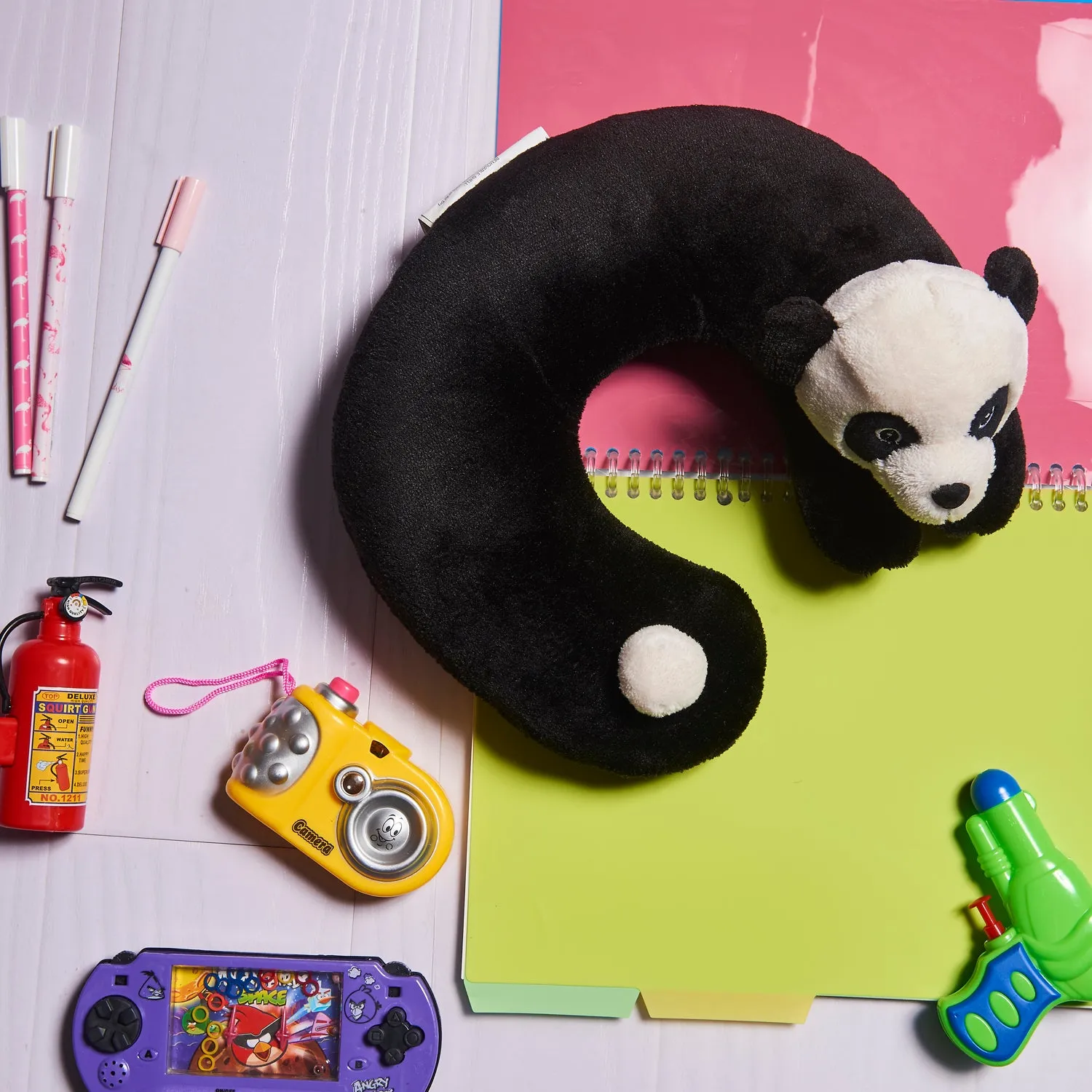 Cute Animals Memory Foam Travel Neck Pillow - Panda