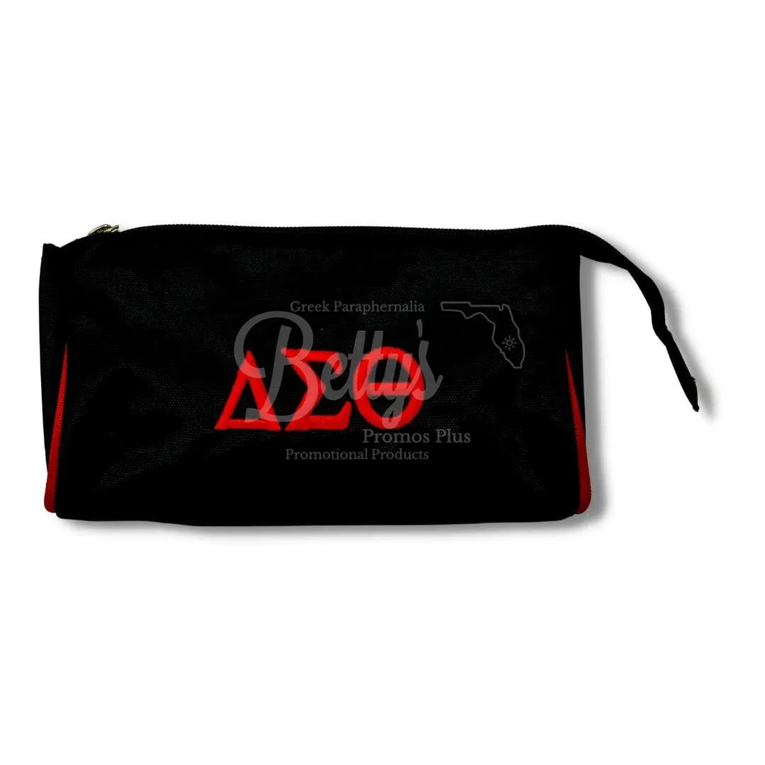 Delta Sigma Theta ΔΣΘ Toiletry Bag Set of 3 Makeup Travel Kit Bathroom and Luggage Organizer