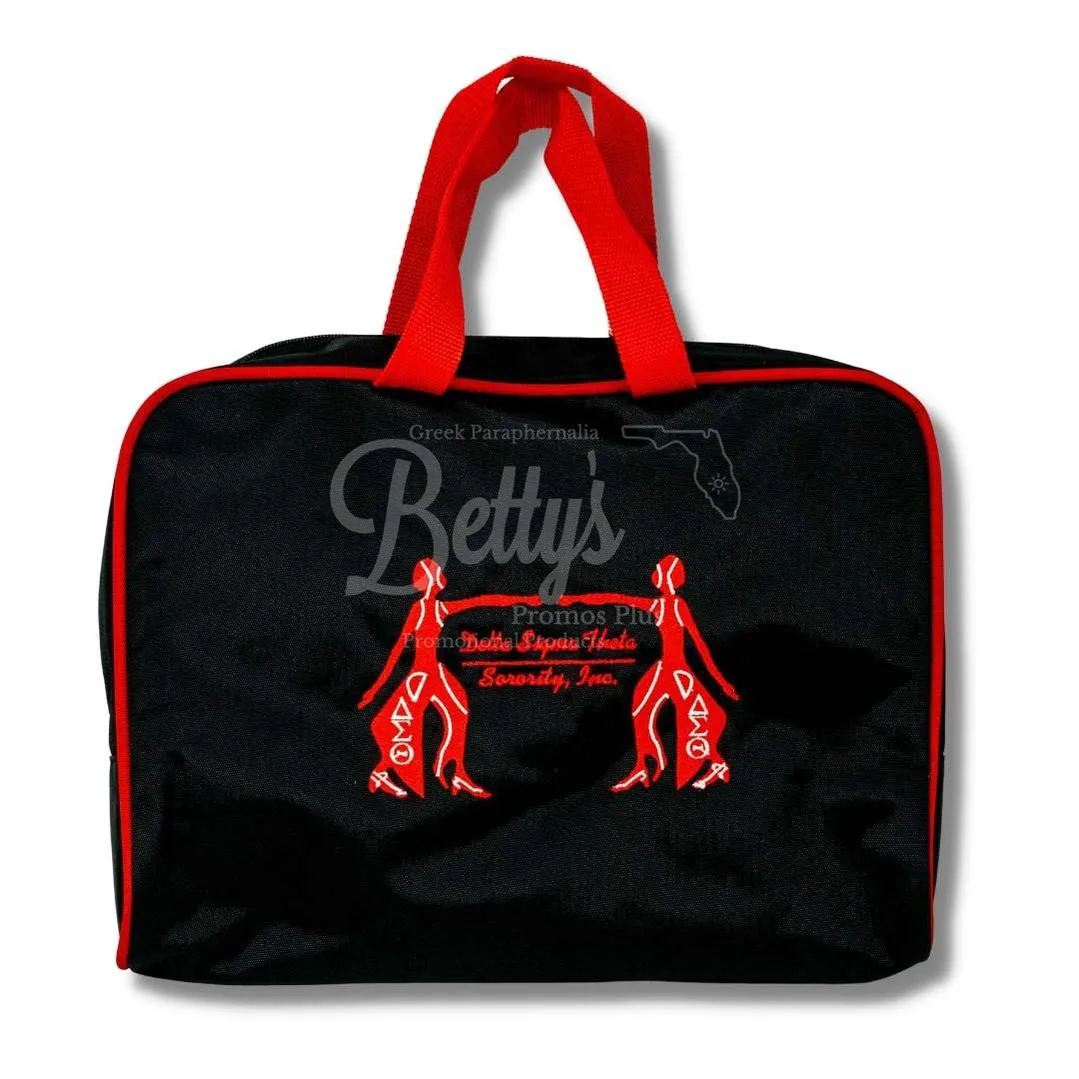 Delta Sigma Theta ΔΣΘ Toiletry Bag Set of 3 Makeup Travel Kit Bathroom and Luggage Organizer