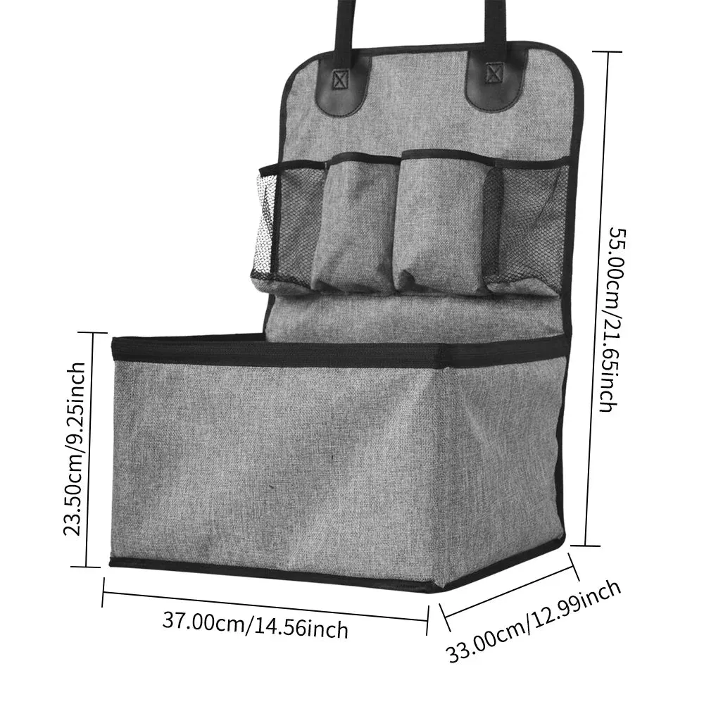 Deluxe Dog Booster Car Seat with Storage Pockets for Small to Medium Dogs