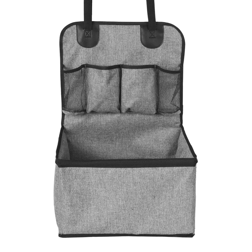 Deluxe Dog Booster Car Seat with Storage Pockets for Small to Medium Dogs