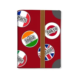 Designer Passport Cover - Citys Gray Color