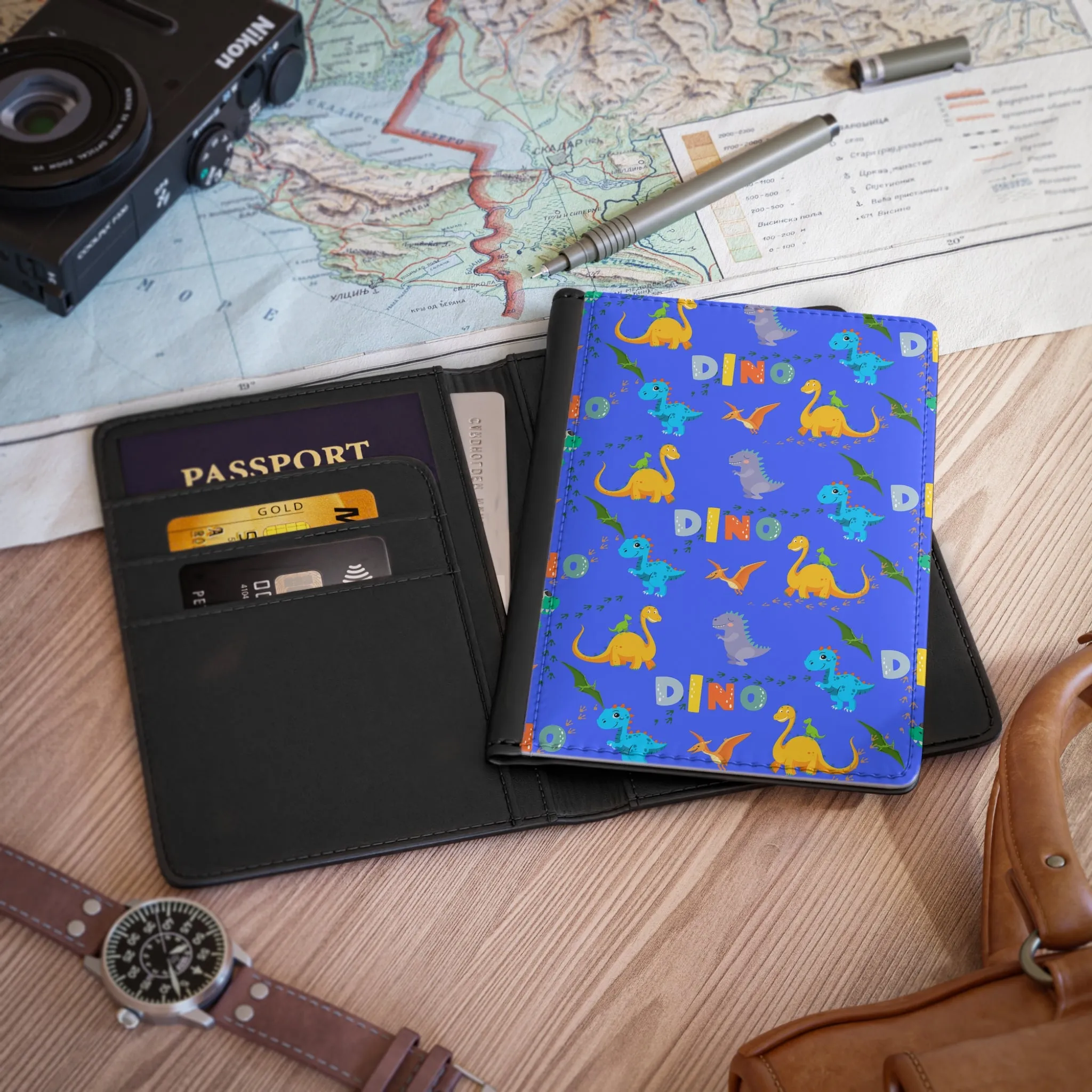 Dino World Passport Cover