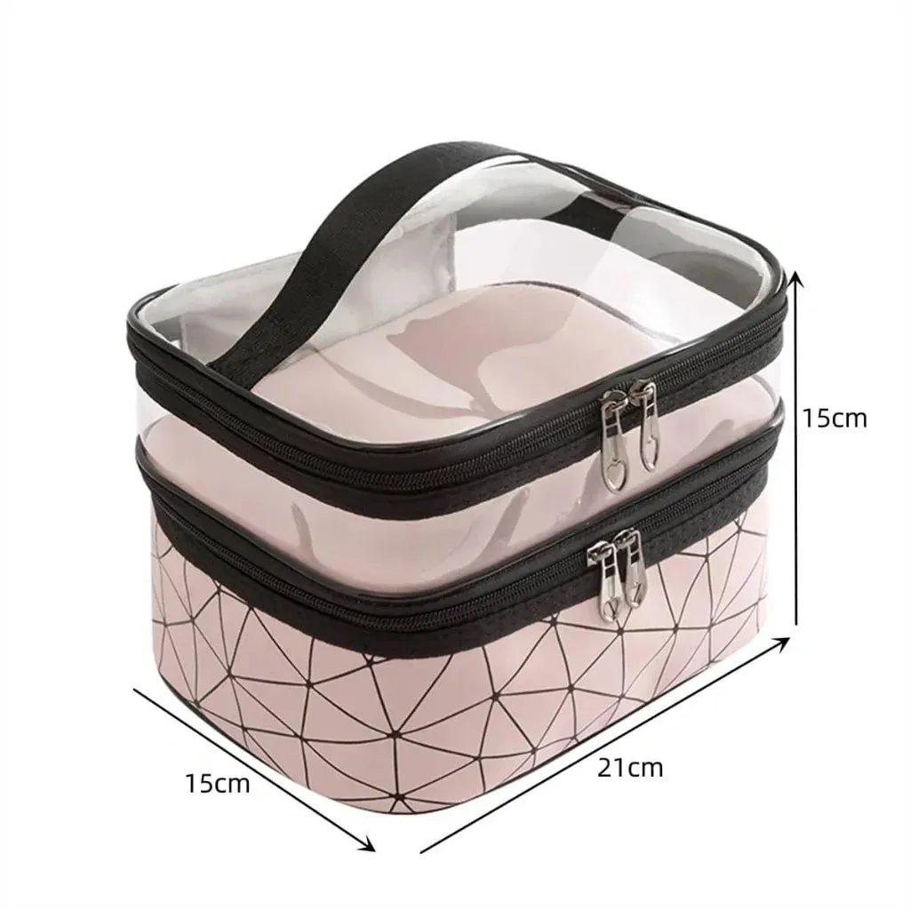 Double-layer Cosmetic Bag
