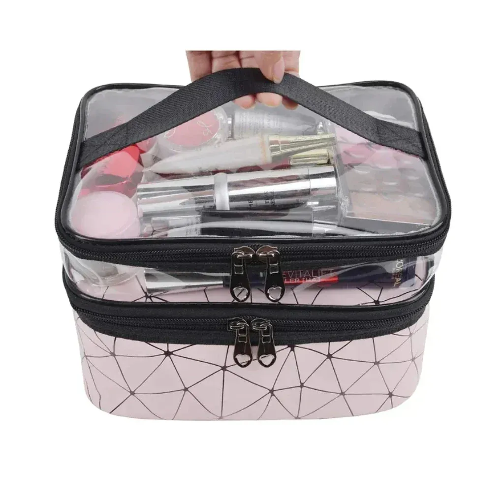 Double-layer Cosmetic Bag