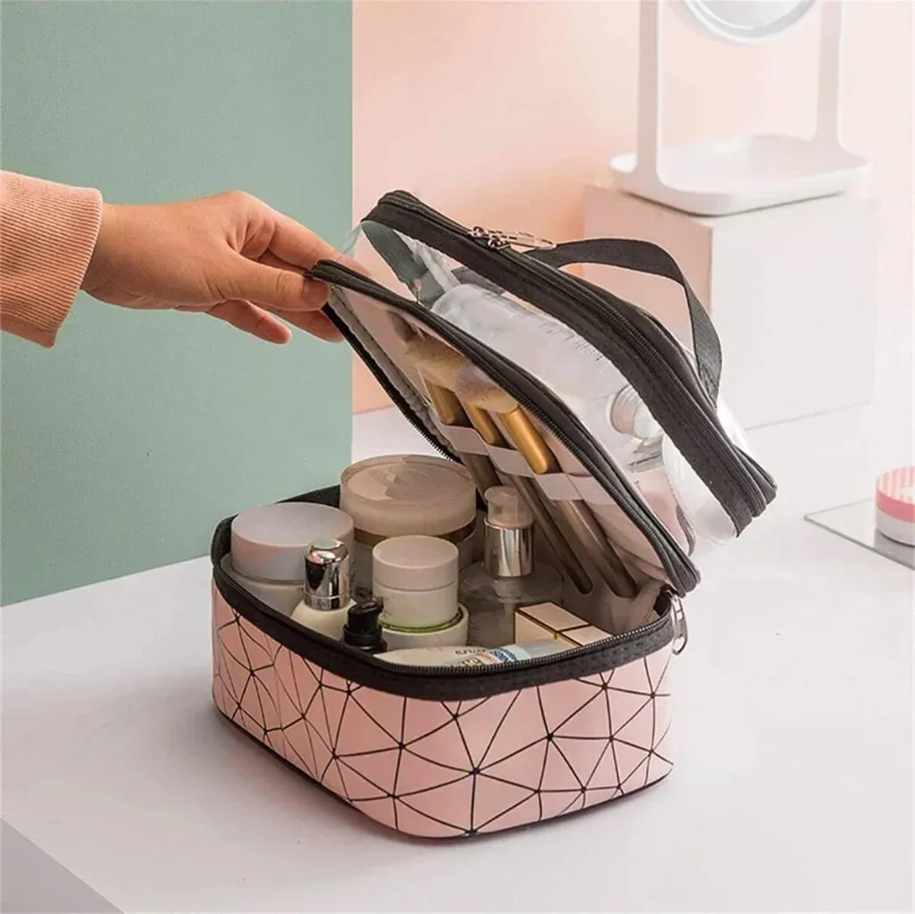 Double-layer Cosmetic Bag