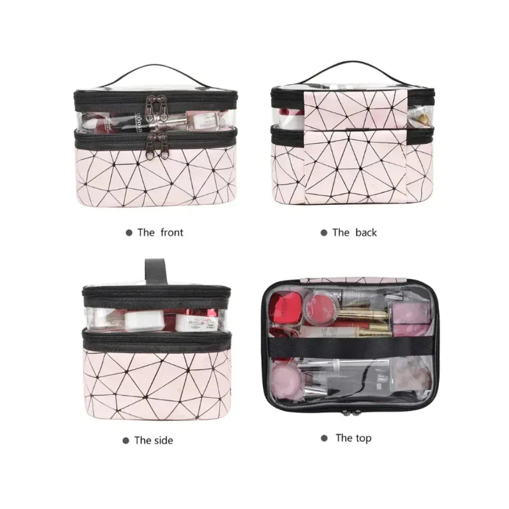 Double-layer Cosmetic Bag