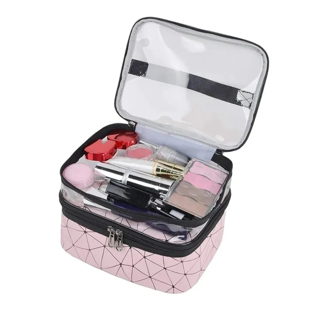 Double-layer Cosmetic Bag