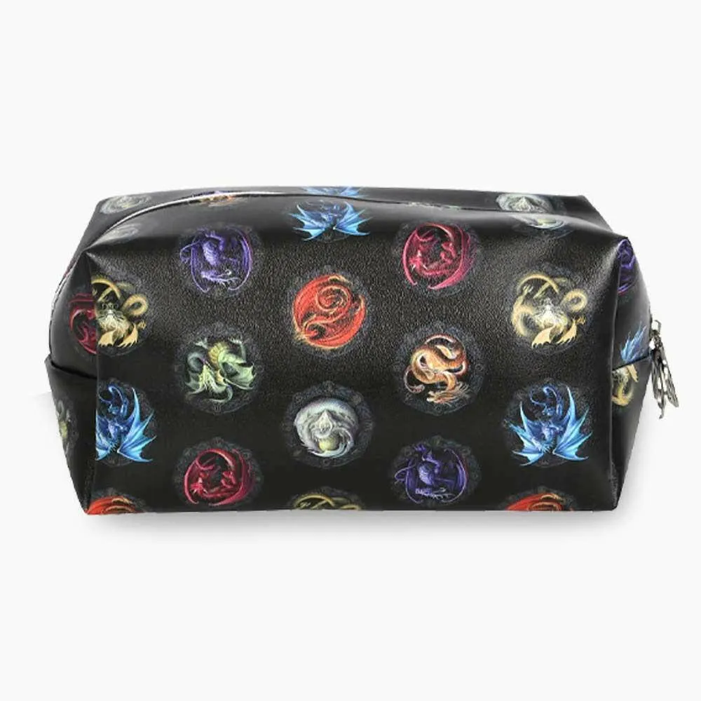 Dragons of the Sabbats Cosmetic Makeup Toiletry Bag by Anne Stokes