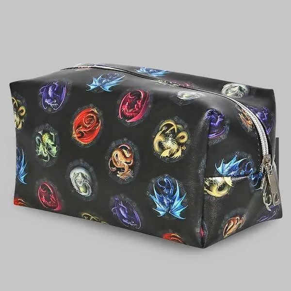 Dragons of the Sabbats Cosmetic Makeup Toiletry Bag by Anne Stokes