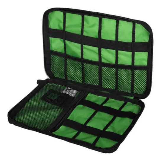 Electronics Travel Organizer Accessories Bag Cable Cords Storage Case