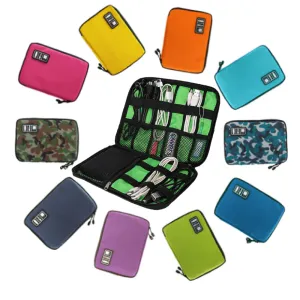 Electronics Travel Organizer Accessories Bag Cable Cords Storage Case