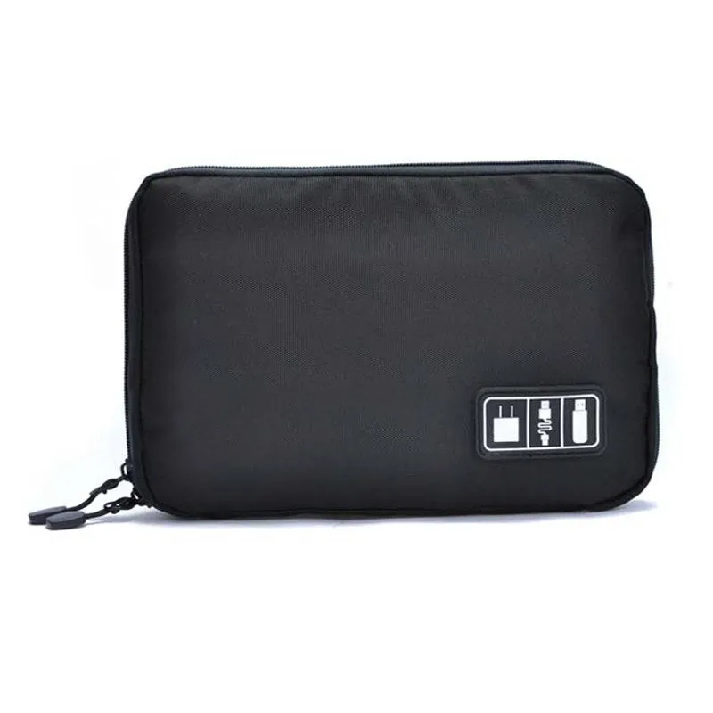 Electronics Travel Organizer Accessories Bag Cable Cords Storage Case