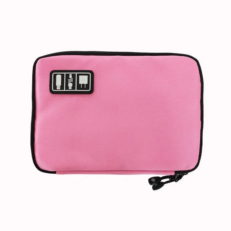 Electronics Travel Organizer Accessories Bag Cable Cords Storage Case