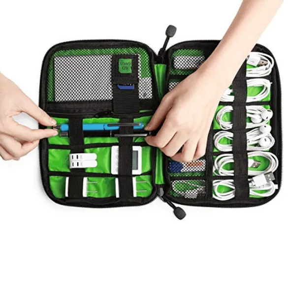 Electronics Travel Organizer Accessories Bag Cable Cords Storage Case