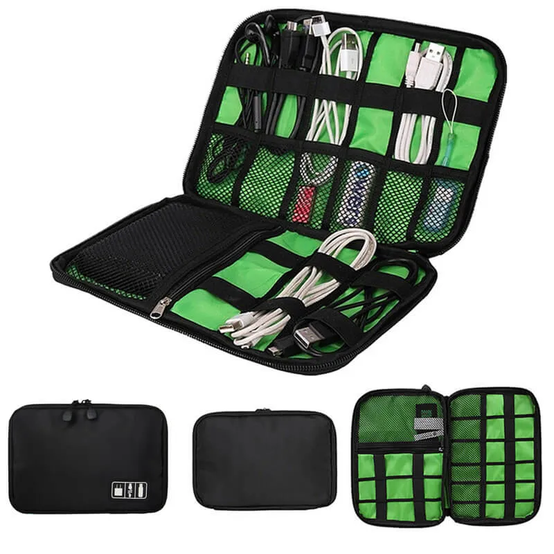 Electronics Travel Organizer Accessories Bag Cable Cords Storage Case