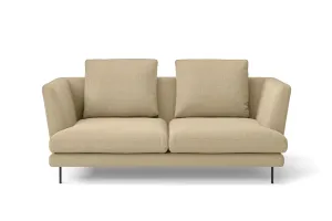 Faenza 2 Seater Sofa Beige Linen Fabric