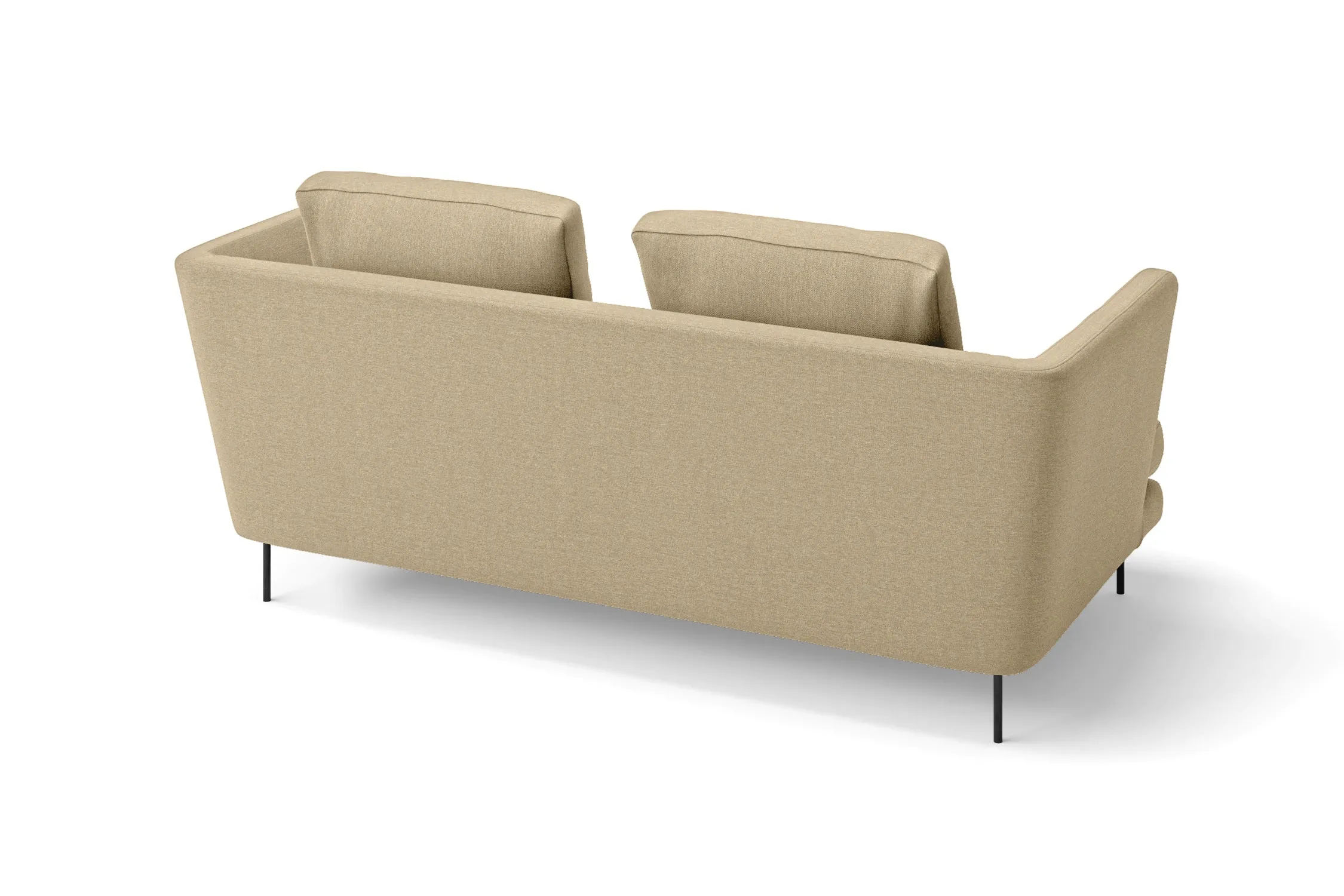 Faenza 2 Seater Sofa Beige Linen Fabric