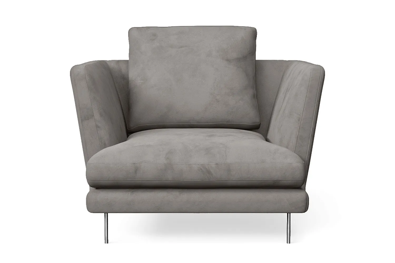Faenza Armchair Grey Velvet