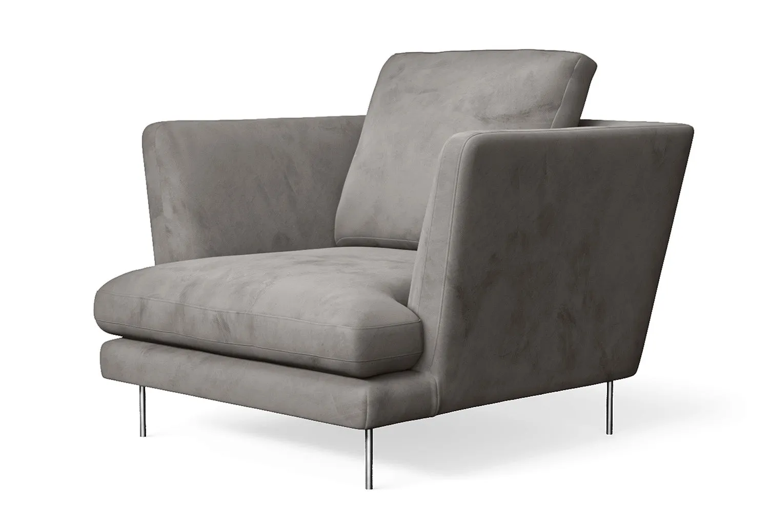 Faenza Armchair Grey Velvet