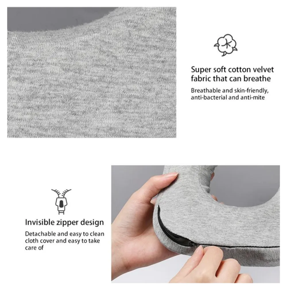 Foldable U-Shaped Pillow