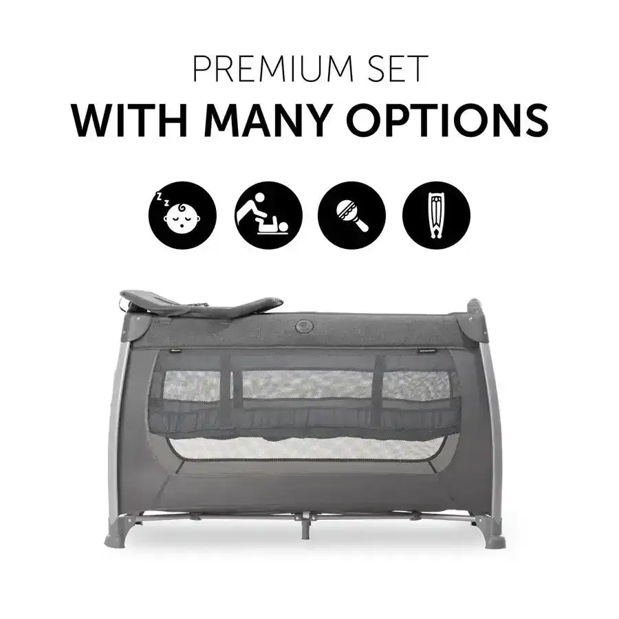 Hauck Travel Cots Play N Relax Center (Charcoal)