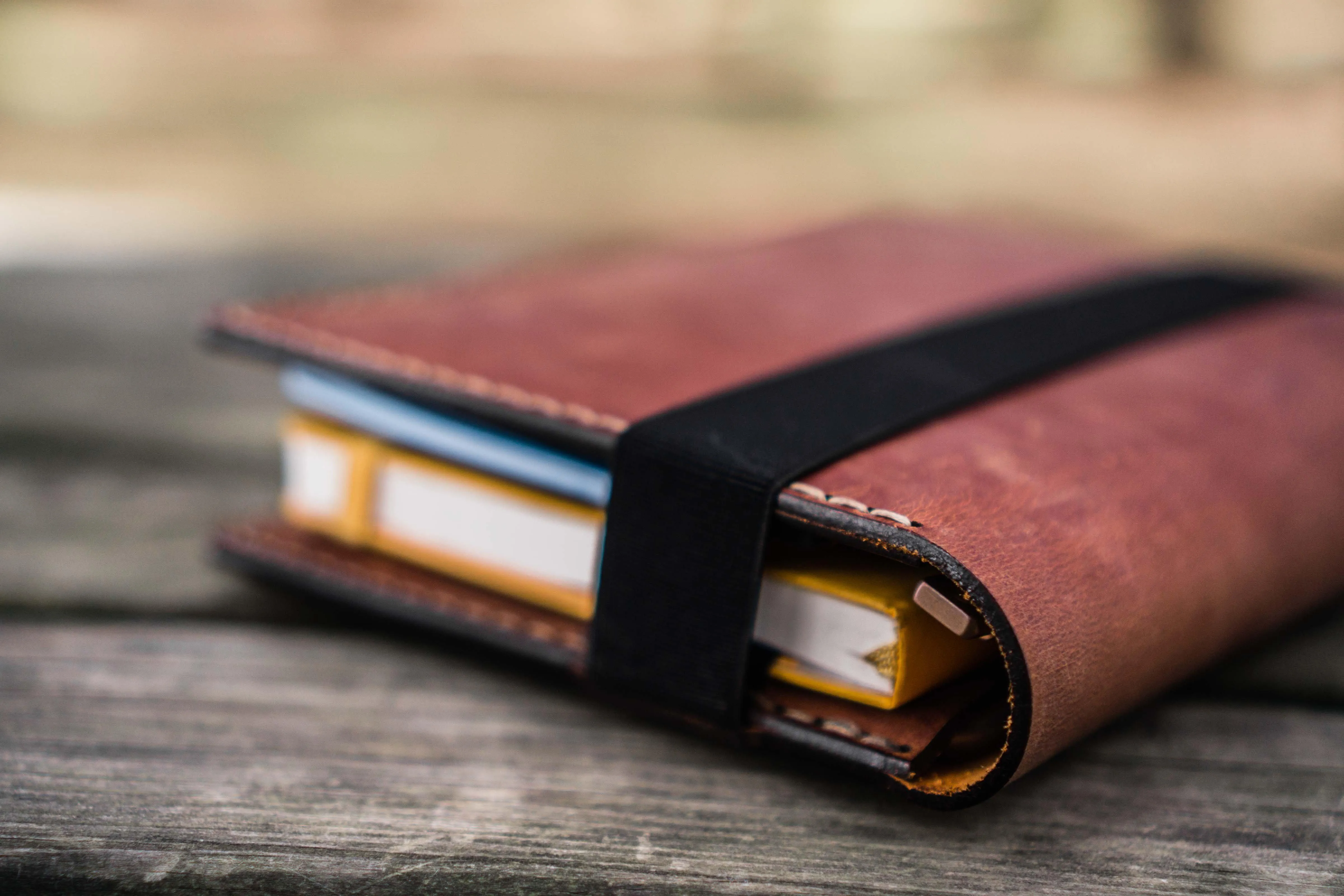 iPad Mini & Large Moleskine Cover - Crazy Horse Tan