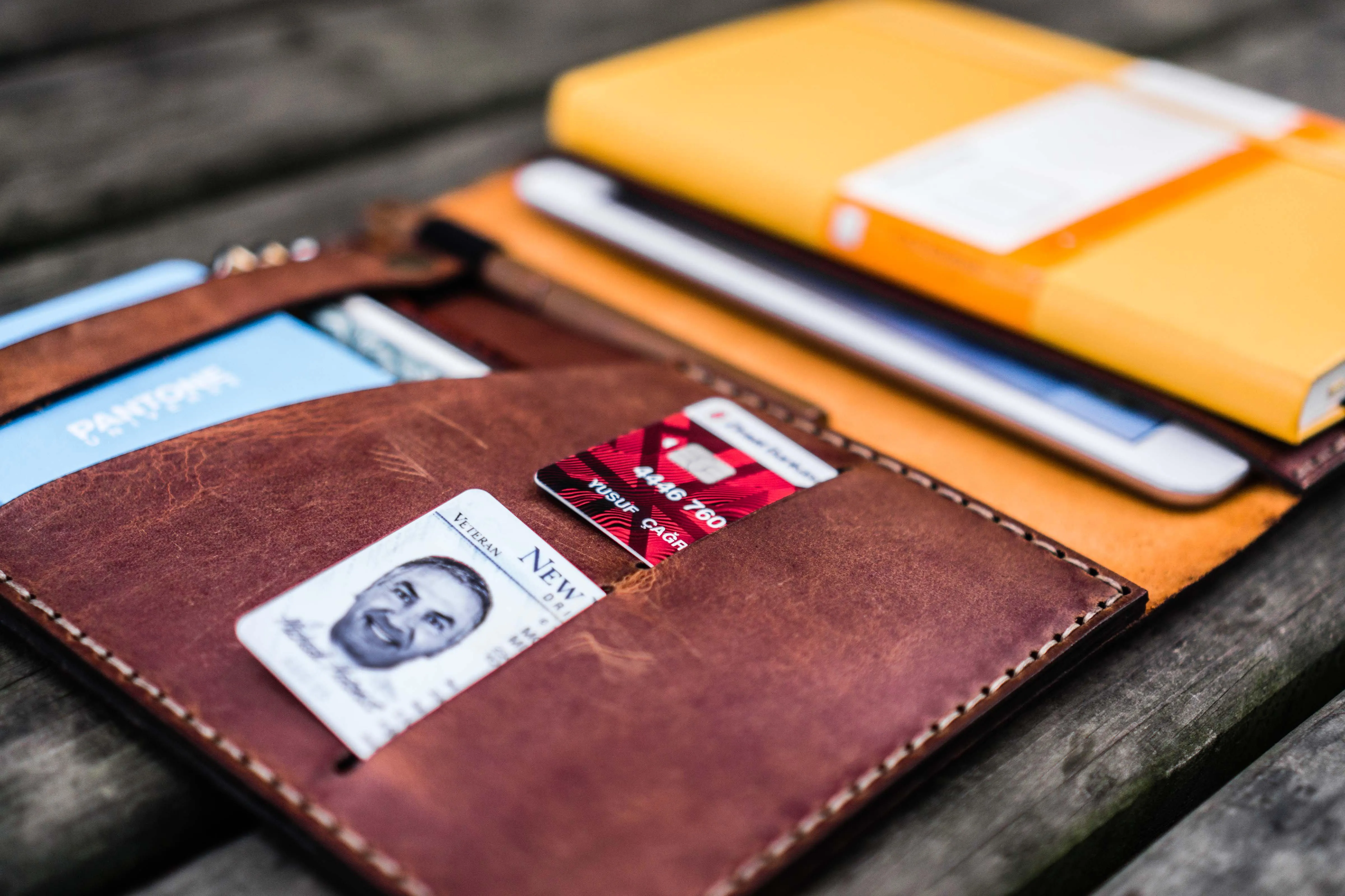 iPad Mini & Large Moleskine Cover - Crazy Horse Tan